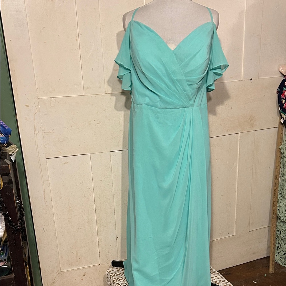 Hand-Made?? Gown Elegant Column Formal Mother of Bride Or Groom Vow Renewal Prom
